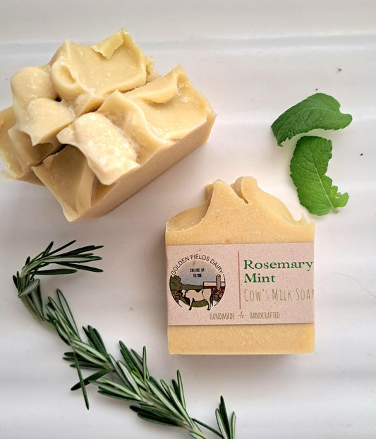 Rosemary Mint Cow's Milk Soap