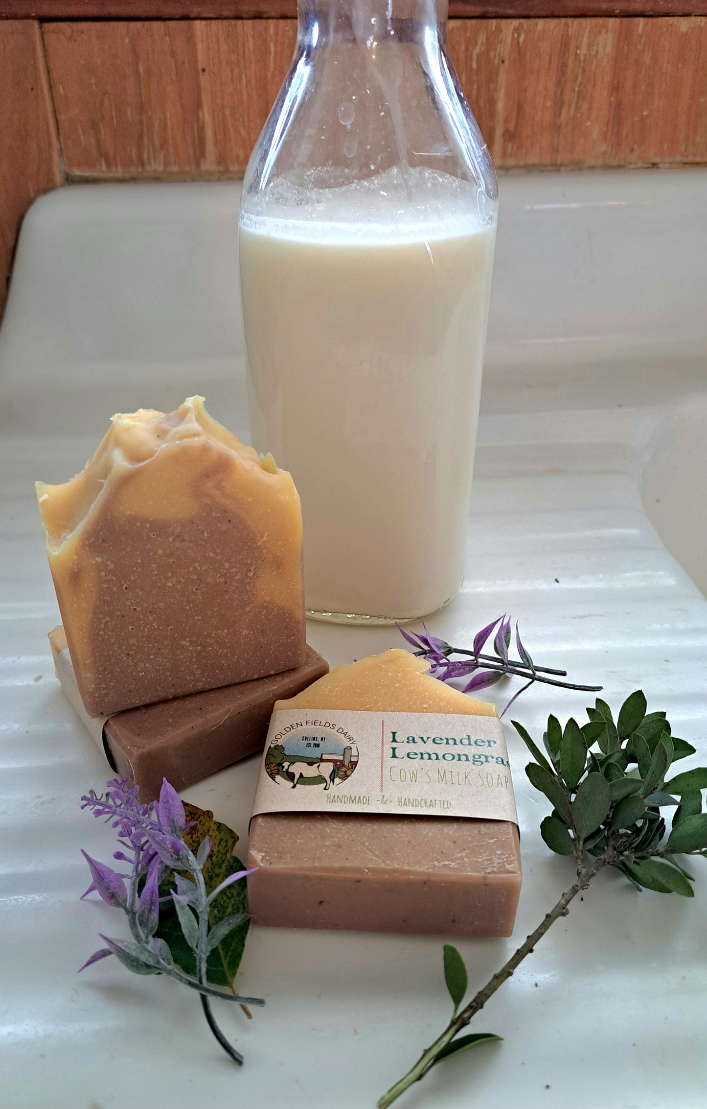 Lavender Lemongrass Cow's Milk Soap