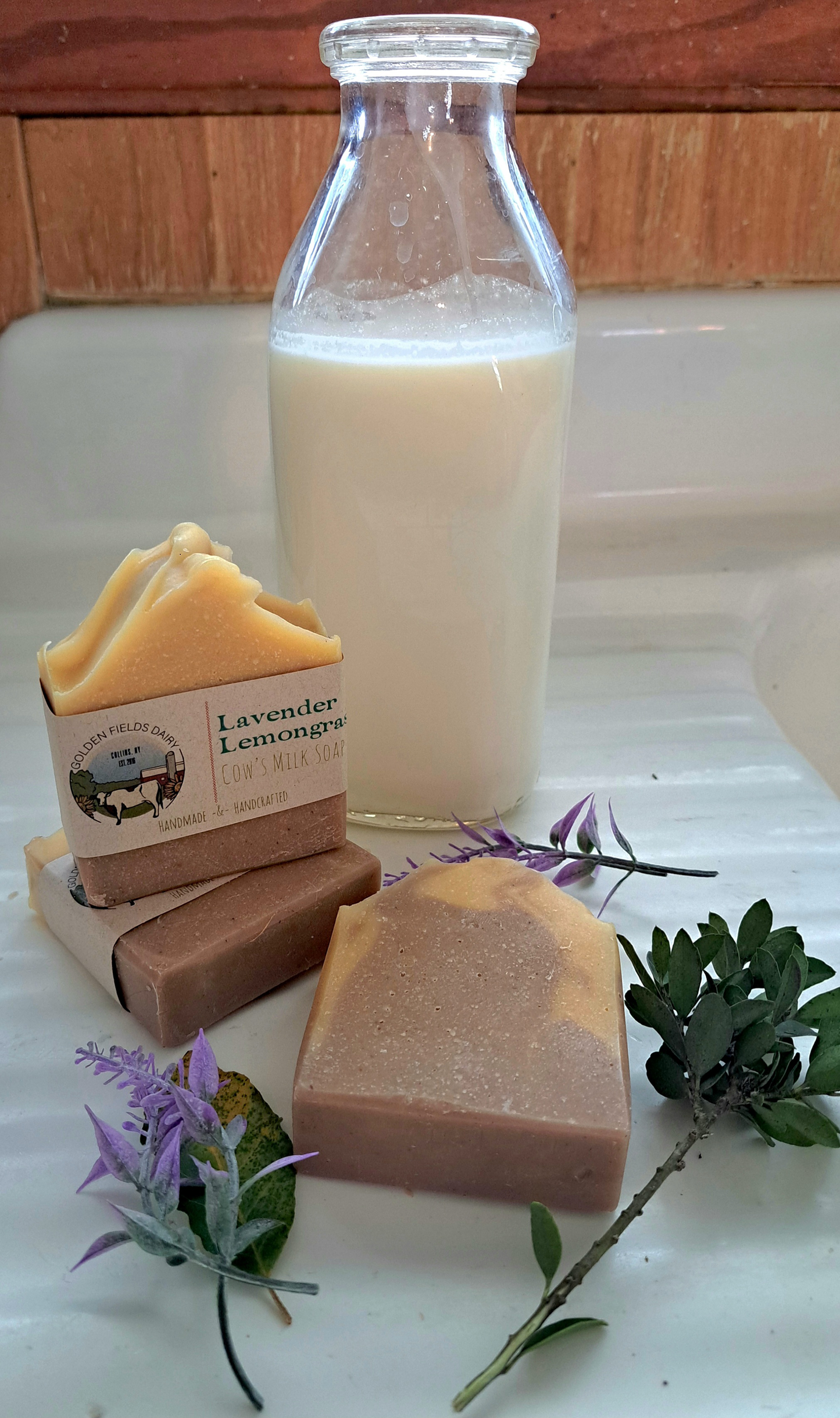 Lavender Lemongrass Cow's Milk Soap