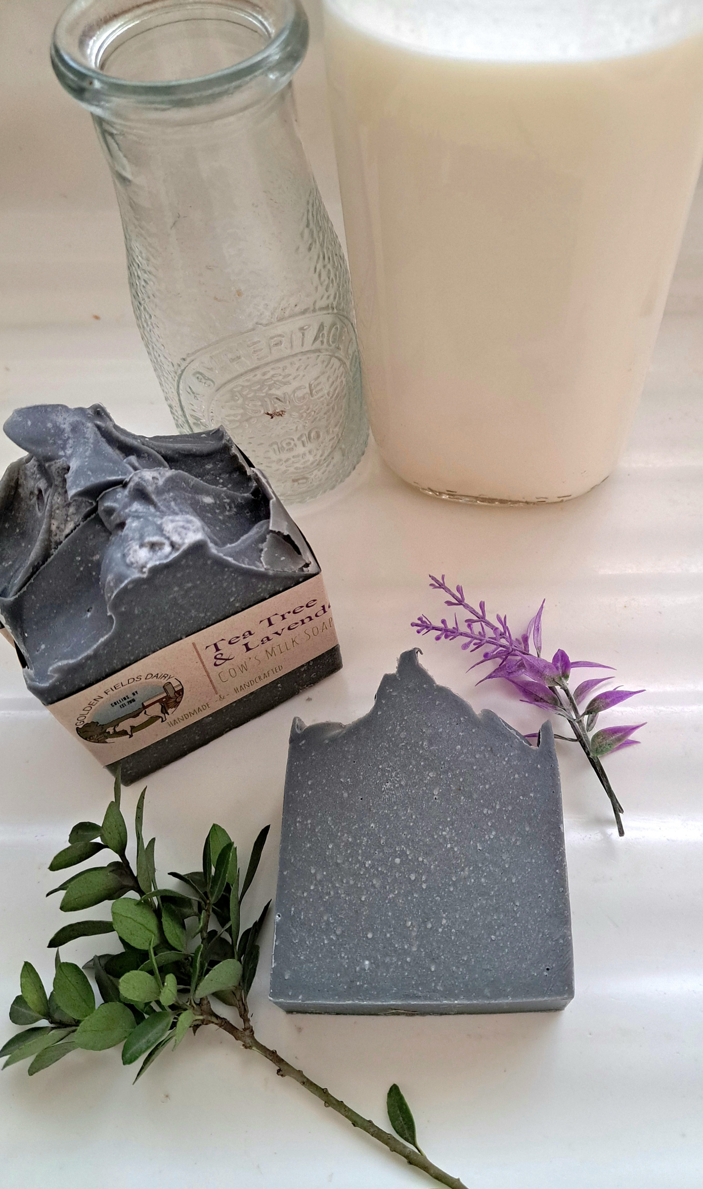 Tea Tree with Lavender Cow's Milk Soap