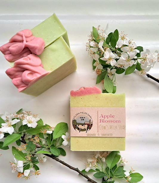 Apple Blossom Cow's Milk Soap