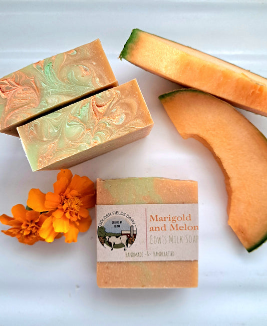 Marigold and Melon Cow's Milk Soap