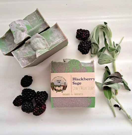 Blackberry Sage Cow's Milk Soap