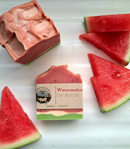 Watermelon Cow's Milk Soap