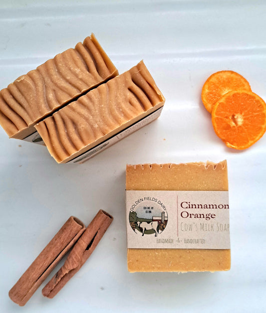 Cinnamon Orange Cow's Milk Soap