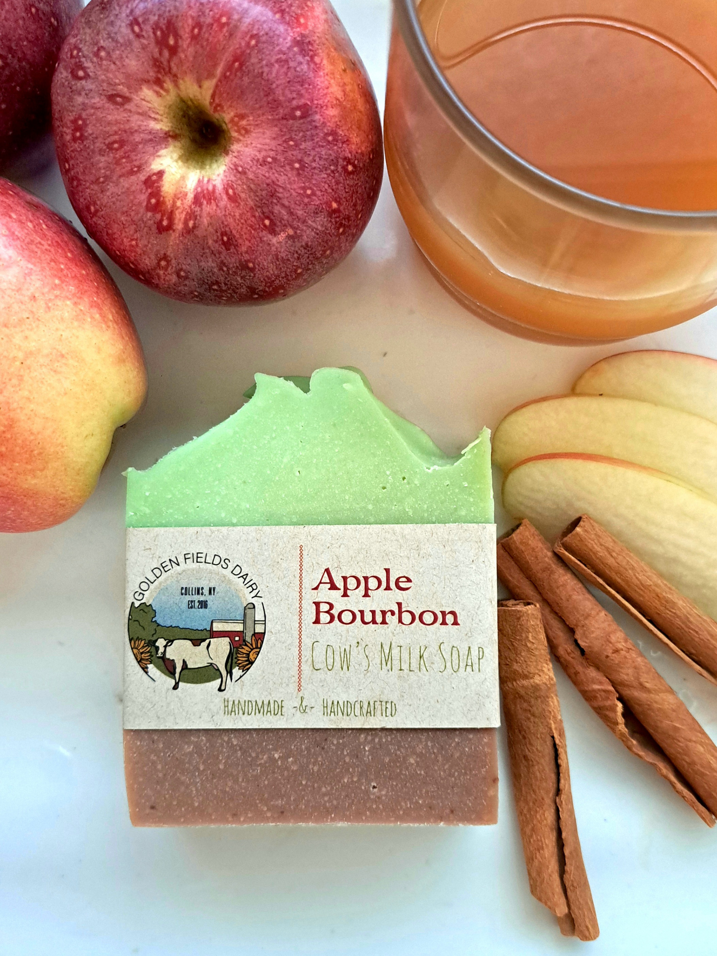 Apple Bourbon Cow's Milk Soap