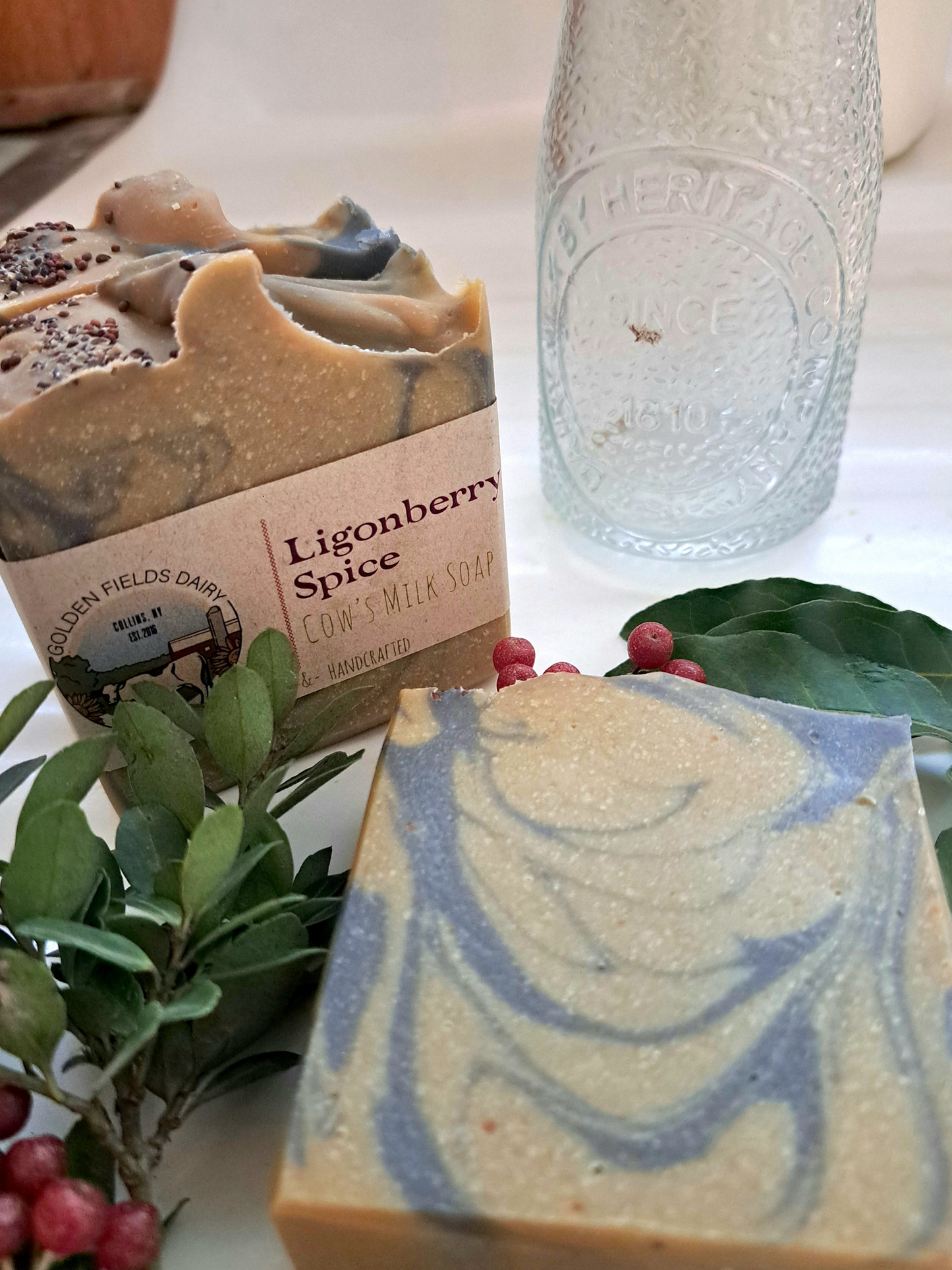 Lingonberry Spice Cow's Milk Soap