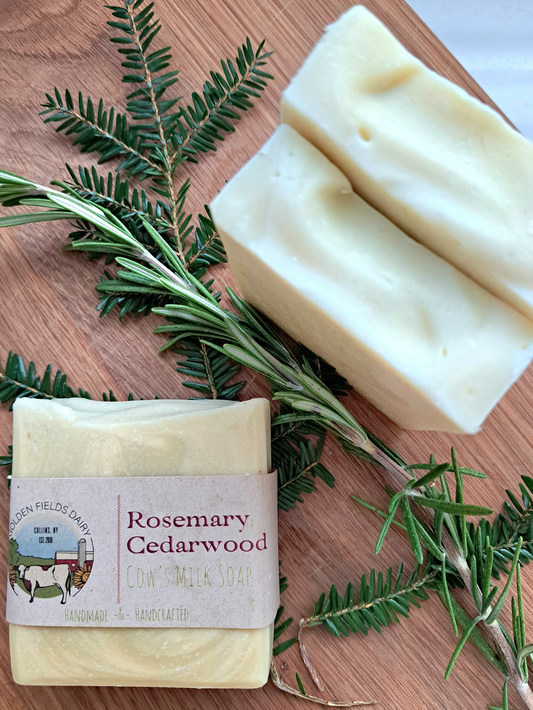 Rosemary Cedarwood Cow's Milk Soap