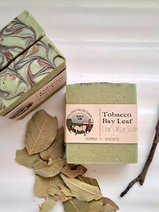 Tobacco Bay Leaf Cow's Milk Soap