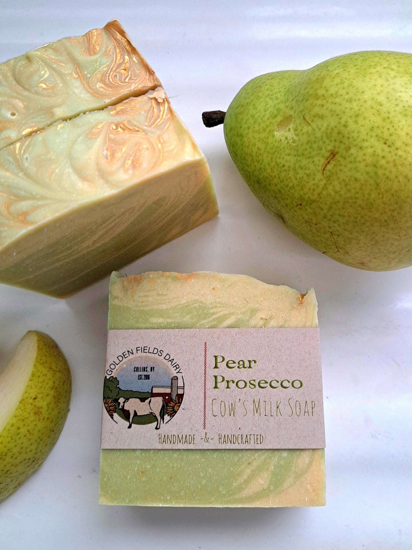 Pear Prosecco Cow's Milk Soap