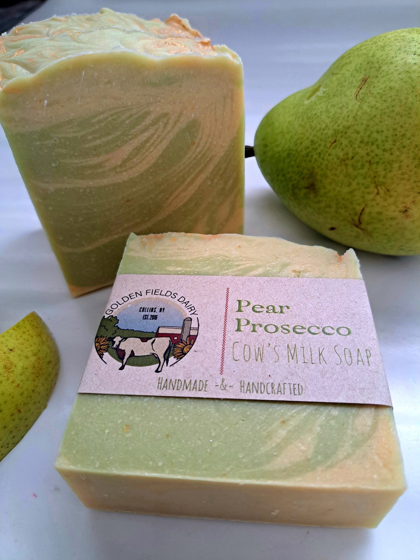 Pear Prosecco Cow's Milk Soap