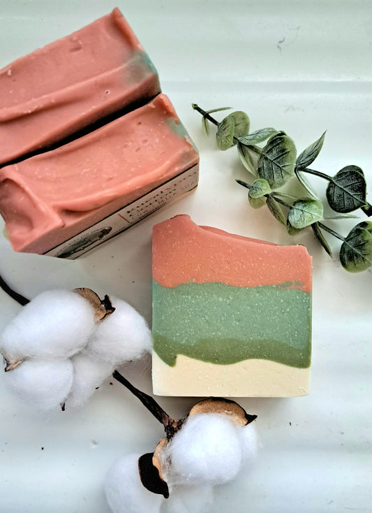 Eucalyptus and Cotton Cow's Milk Soap